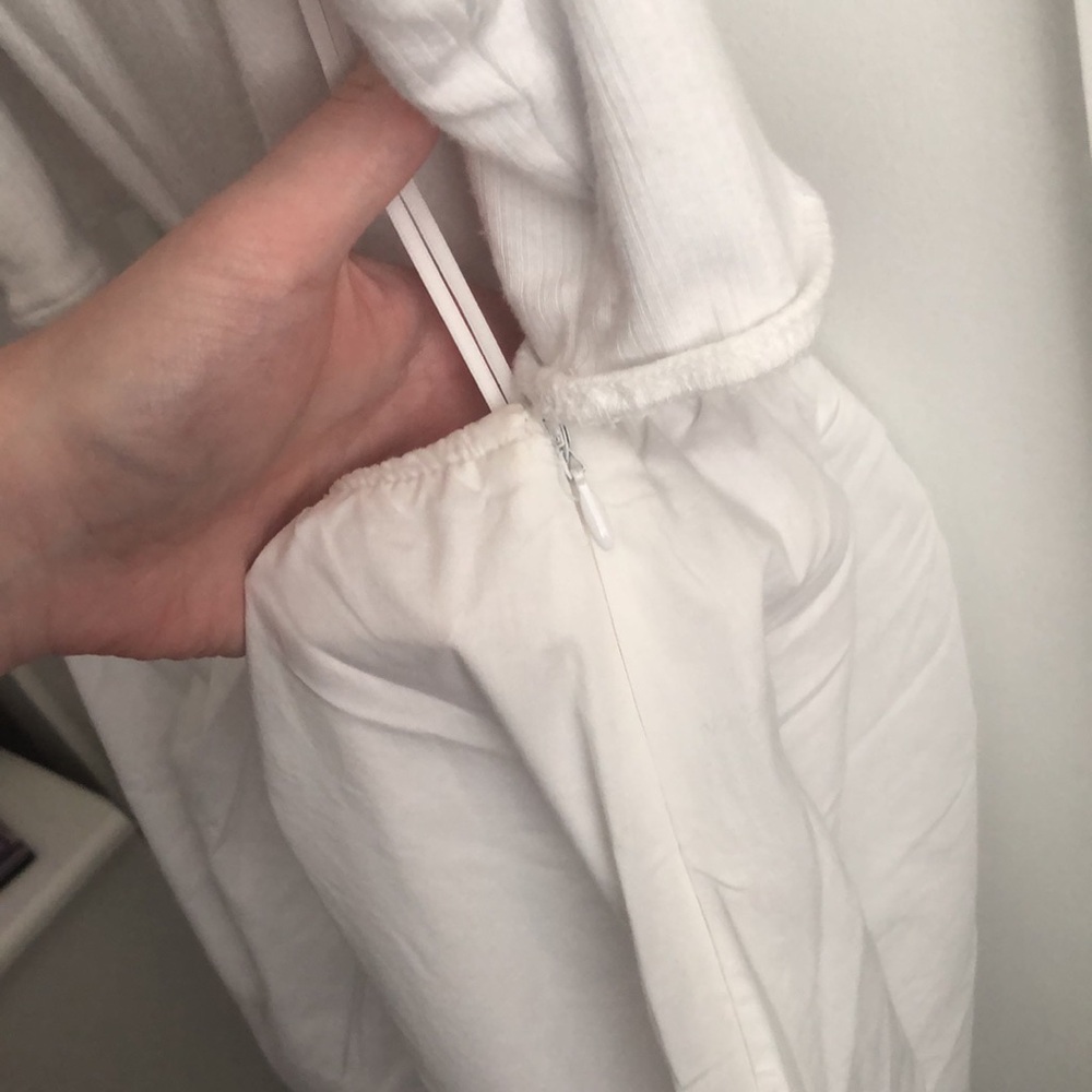 Abercrombie & Fitch White Cutout Midi Dress - Picture 5 of 9